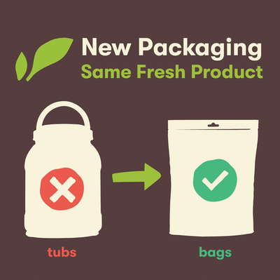 Look out for our new packaging rolling out soon
