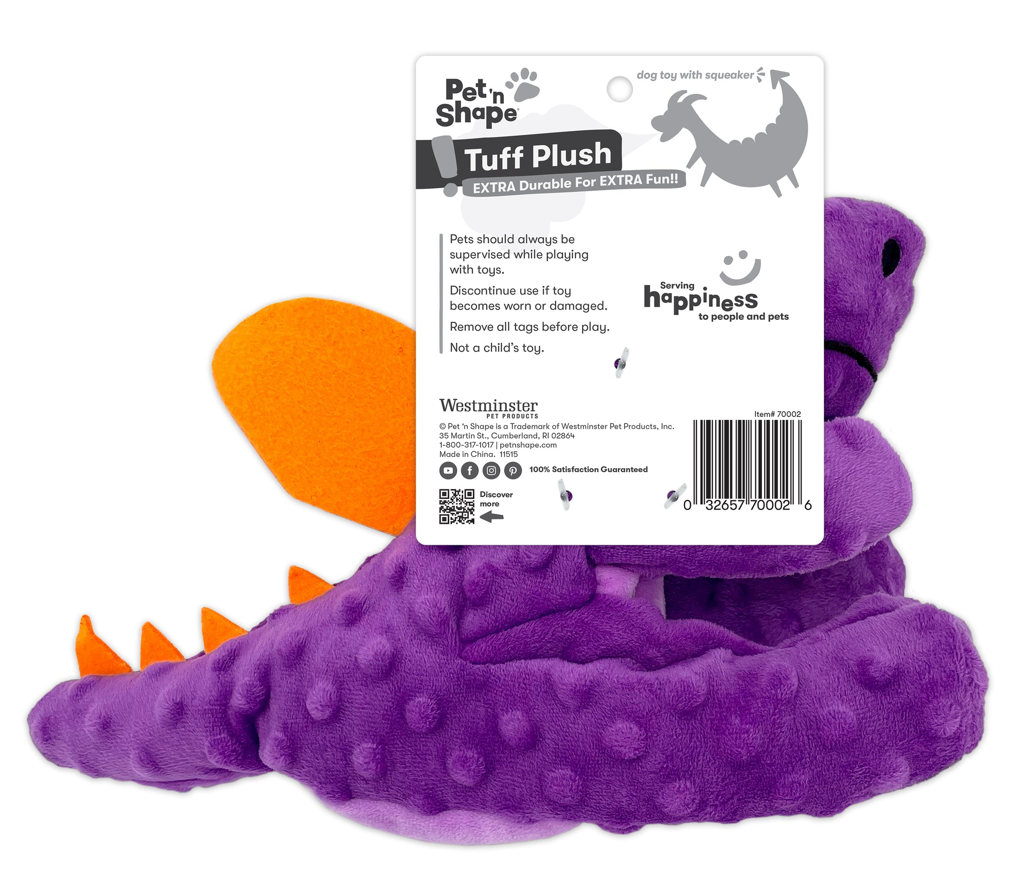 Tuff Plush Dog Toys Pet N Shape